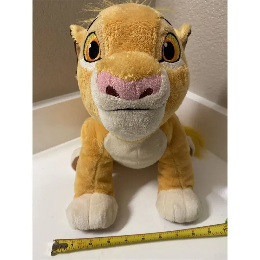 Authentic Disney Store Lion King Plush Baby Simba Soft Stuffed Animal 12” Seated
